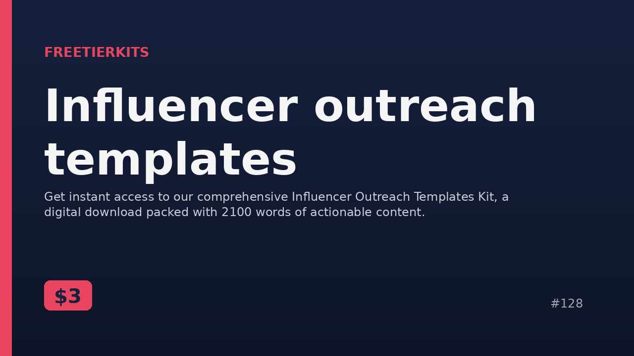 Influencer outreach templates – Practical Kit cover