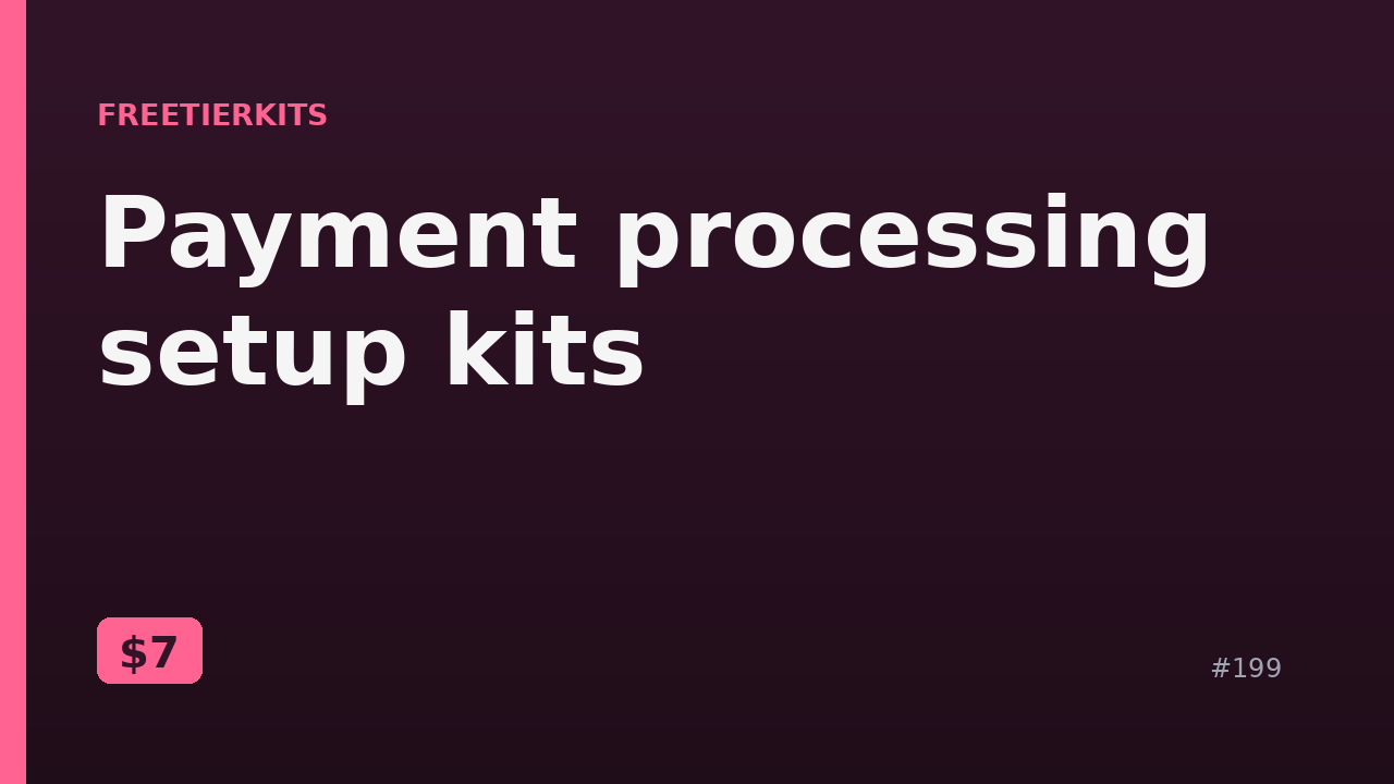 Payment processing setup kits – Practical Kit cover