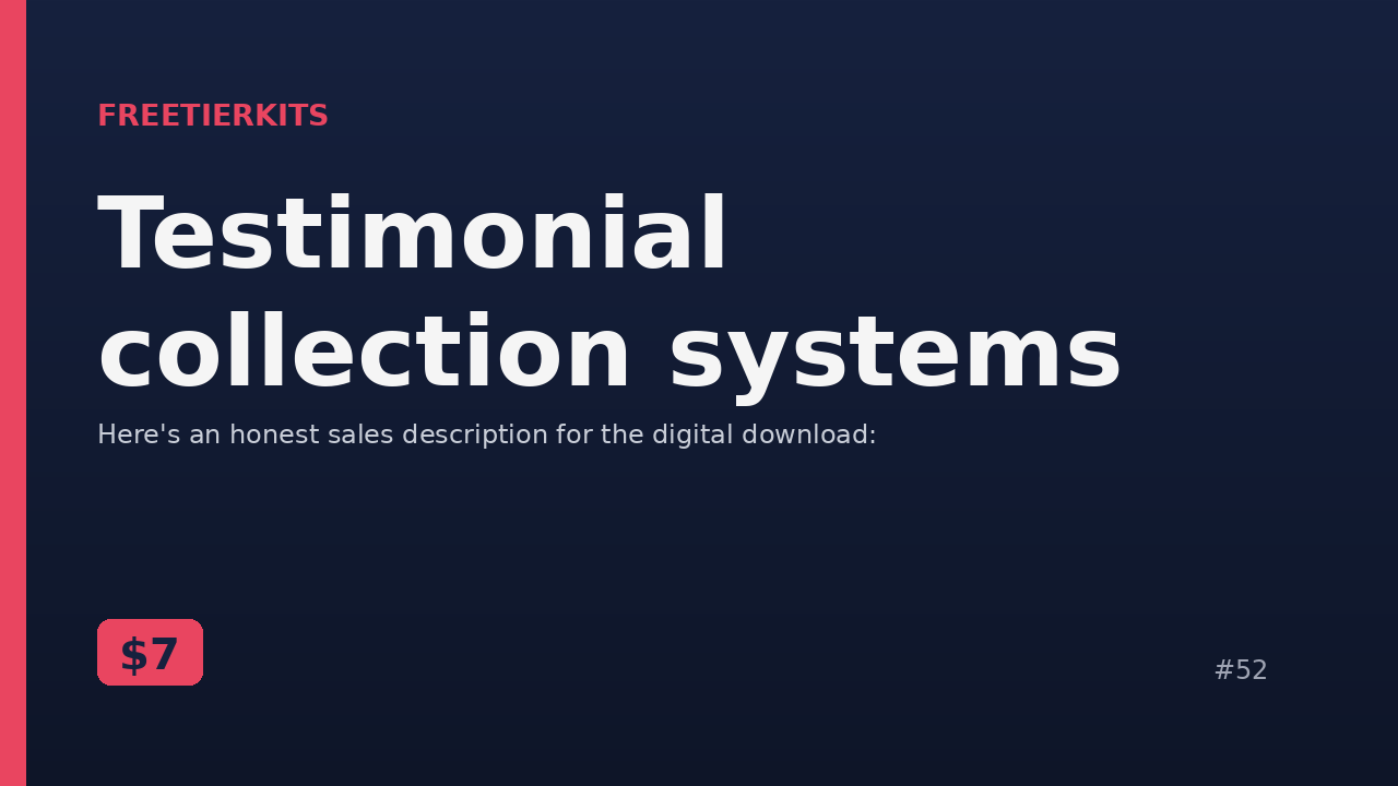 Testimonial collection systems – Practical Kit cover