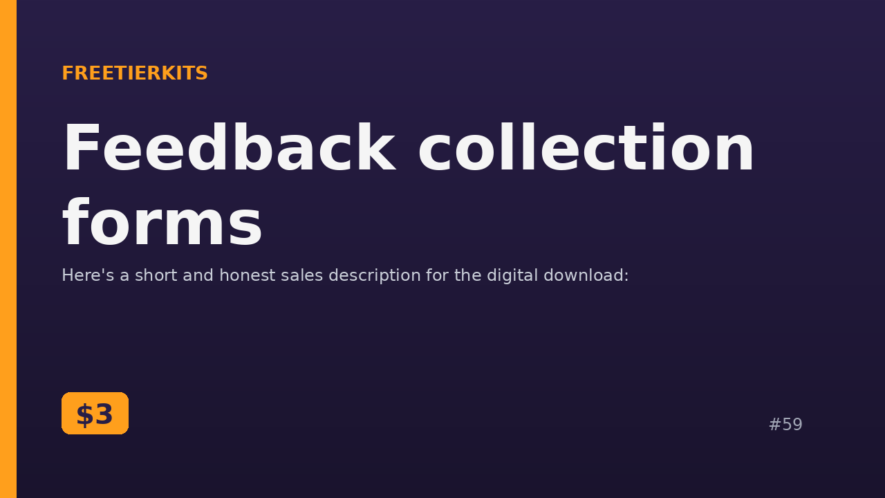 Feedback collection forms – Practical Kit cover